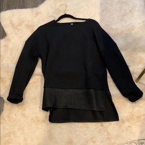 Black Fabletics workout top